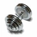 Гантели наборные 25 кг FitLogic Chrome Dumbbell