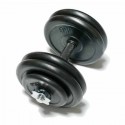 Гантели наборные обрезиненные 20 кг FitLogic Rubber Dumbbell