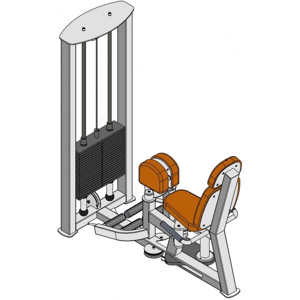 Грузоблочный тренажер для отводящих мышц бедра, разведение ног ( ТС-208) 