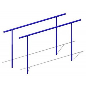 Уличные брусья прямые (DIO626) Уличные брусья прямы...